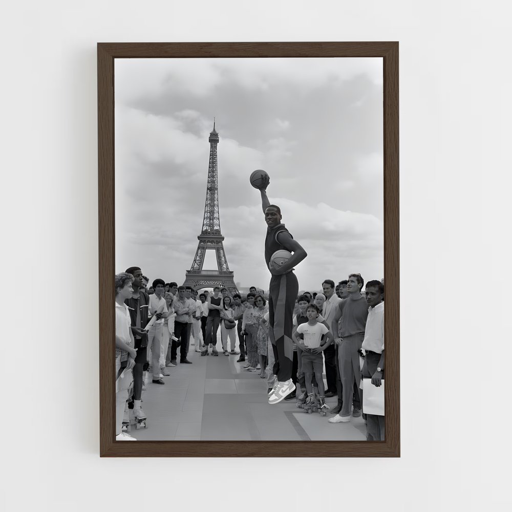 Poster Dunk Parisien – affiche Basketball (vue 5)